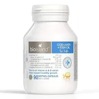 Bioisland Cod Liver Oil For Infants And Toddlers 90 Capsules Bioisland Cod Liver Oil For Infants And Toddlers 90 Capsules